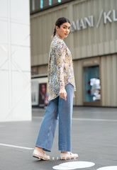 FIORE CASUAL BLOUSE (CORYDALIS BLUE)