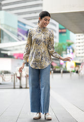 FIORE CASUAL BLOUSE (CORYDALIS BLUE)