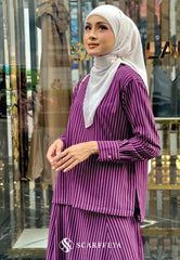 LINEA STRIPE SET (DARK PURPLE)