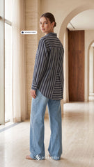 EVYA STRIPE (MIDNIGHT NAVY)