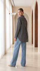 EVYA STRIPE (NOIR BLACK)
