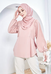 ZENIA EXECUTIVE BLOUSE (DUSTY PINK)