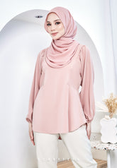 ZENIA EXECUTIVE BLOUSE (DUSTY PINK)