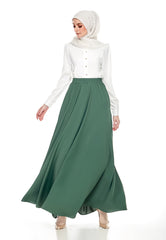 LANA EXECUTIVE SKIRT (JADE GREEN)