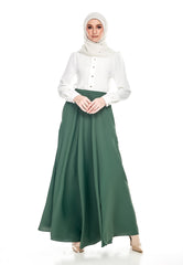 LANA EXECUTIVE SKIRT (JADE GREEN)