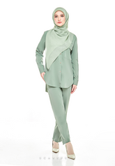 RIHANNA COMFORT WEAR PANTS SUIT (SEAFOAM GREEN)