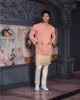 AYDEN NOAH KURTA (PEACH BRONZE)