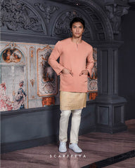 AYDEN NOAH KURTA (PEACH BRONZE)