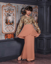 RATNA SARI PEPLUM (PEACH BRONZE)