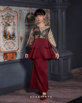 RANIA KIDS PEPLUM (GLAM MAROON)