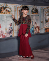 RATNA SARI PEPLUM (GLAM MAROON)
