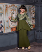 RATNA SARI PEPLUM (ORIENTAL GREEN)