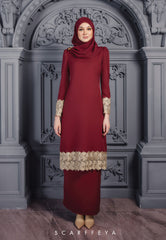 INTAN ZAHIRA RIAU KURUNG (GLAM MAROON)