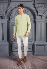 LUTH MIKHAEL KURTA (SAGE GREEN)