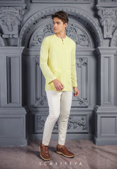 LUTH MIKHAEL KURTA (SOFT YELLOW)