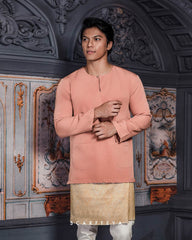 AYDEN NOAH KURTA (PEACH BRONZE)