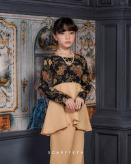 RATNA SARI PEPLUM (GOLD BROWN)
