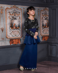 RANIA KIDS PEPLUM (NAVY BLUE)