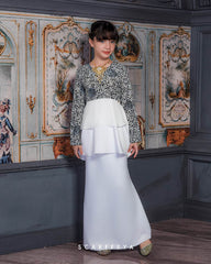 RANIA KIDS PEPLUM (PEARL SILVER)