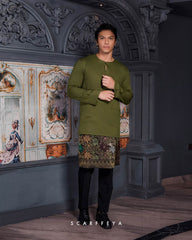 ZAYN MALEEQ KURTA (ORIENTAL GREEN)