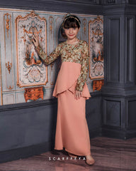 RATNA SARI PEPLUM (PEACH BRONZE)