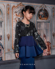 RANIA KIDS PEPLUM (NAVY BLUE)