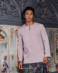 ZAYN MALEEQ KURTA (PEARL SILVER)