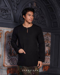 LUTH MIKHAEL KURTA (RICH BLACK)