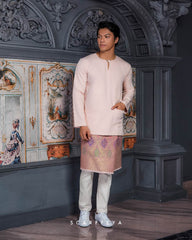 ZAYN MALEEQ KURTA (DUSTY PINK)