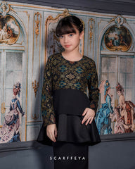 RANIA KIDS PEPLUM (RICH BLACK)