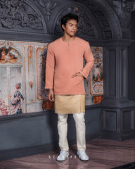 AYDEN NOAH KURTA (PEACH BRONZE)
