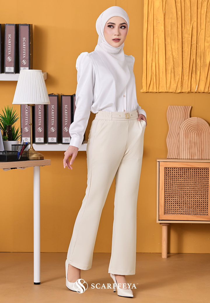 AERY PANTS (CREAM)