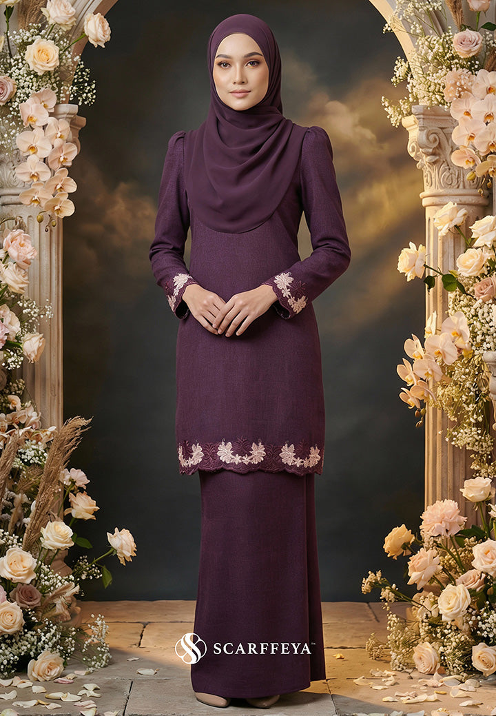ALOURA KURUNG (DARK PURPLE)