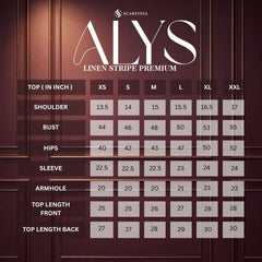 ALYS LINEN SILK STRIPE (DENIM BLUE)