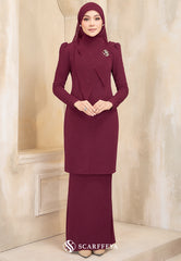 AMMARA KURUNG (BURGUNDY MAROON)