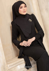 PRE ORDER AMMARA KURUNG (MODERN BLACK)