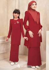 PRE ORDER AMMARA KURUNG (RUBY RED)