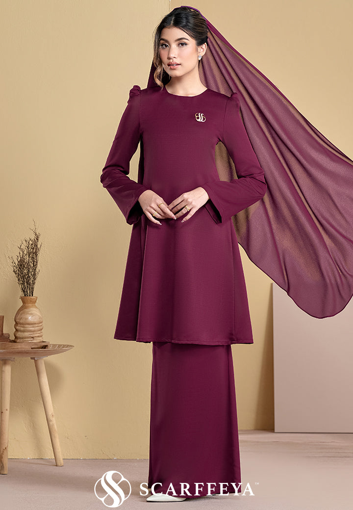 DARLYN KURUNG (BURGUNDY MAROON)
