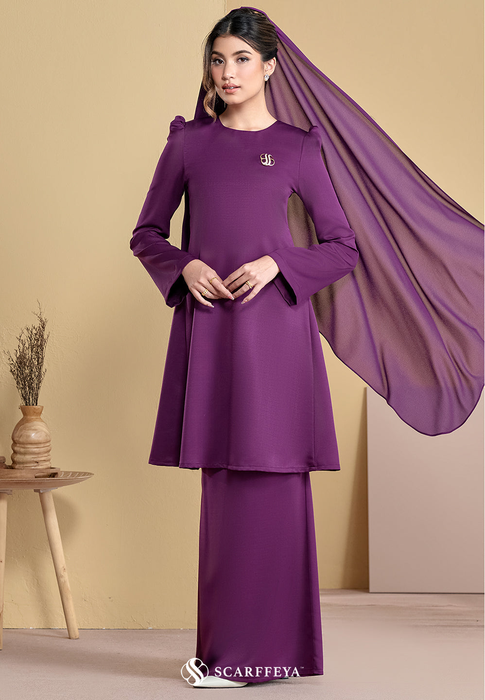 DARLYN KURUNG (DARK PURPLE)