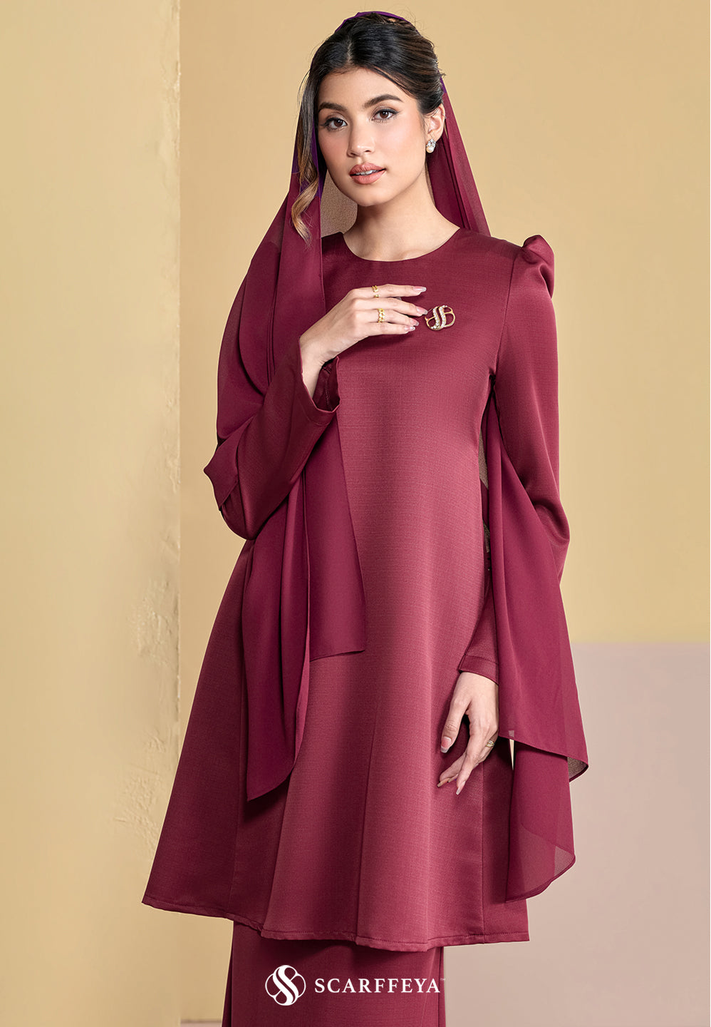 DARLYN KURUNG (GLAM MAROON)