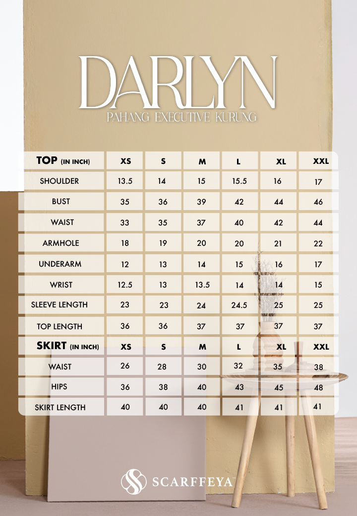 DARLYN KURUNG (BURGUNDY MAROON)