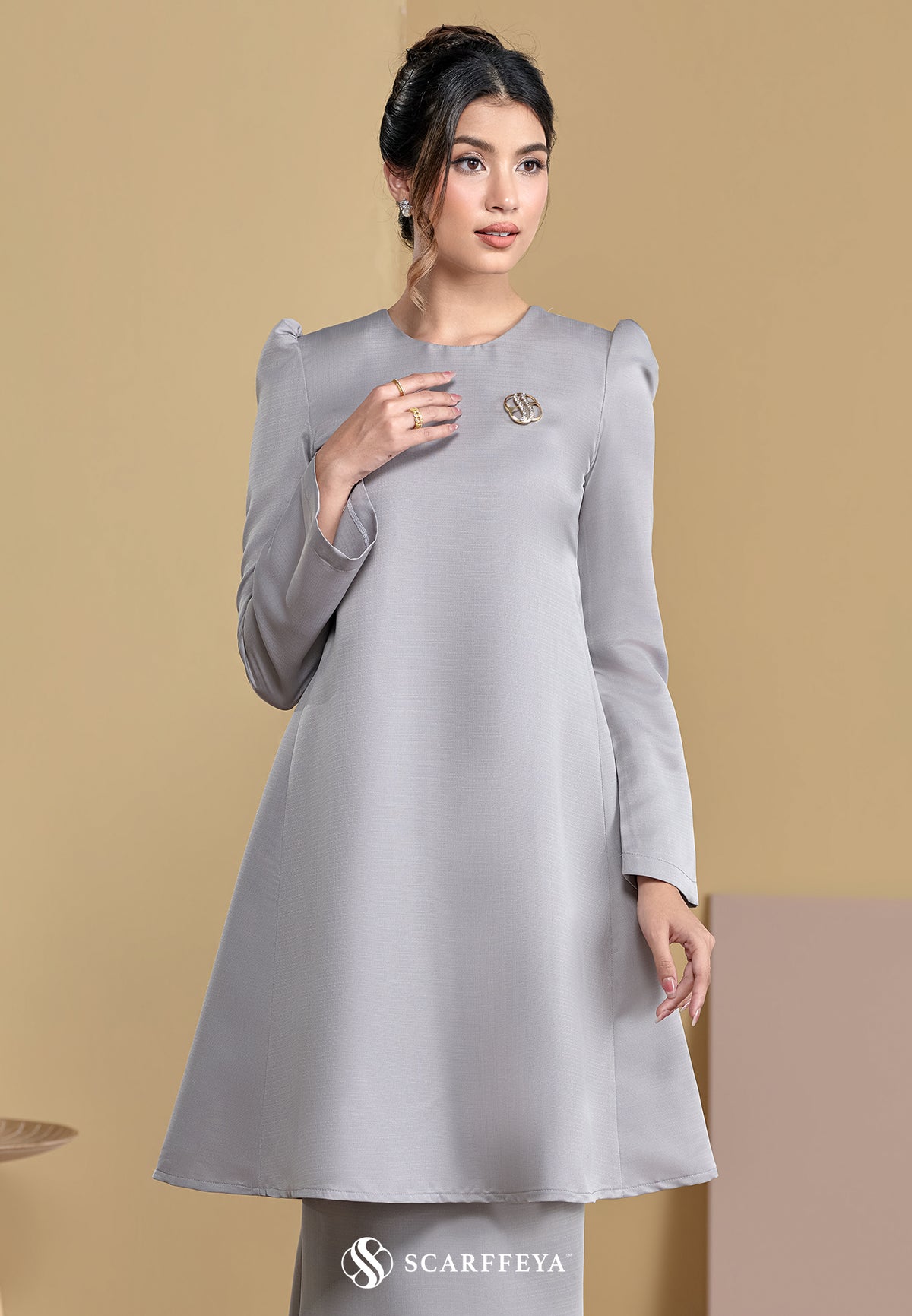 DARLYN KURUNG (METALLIC SILVER)