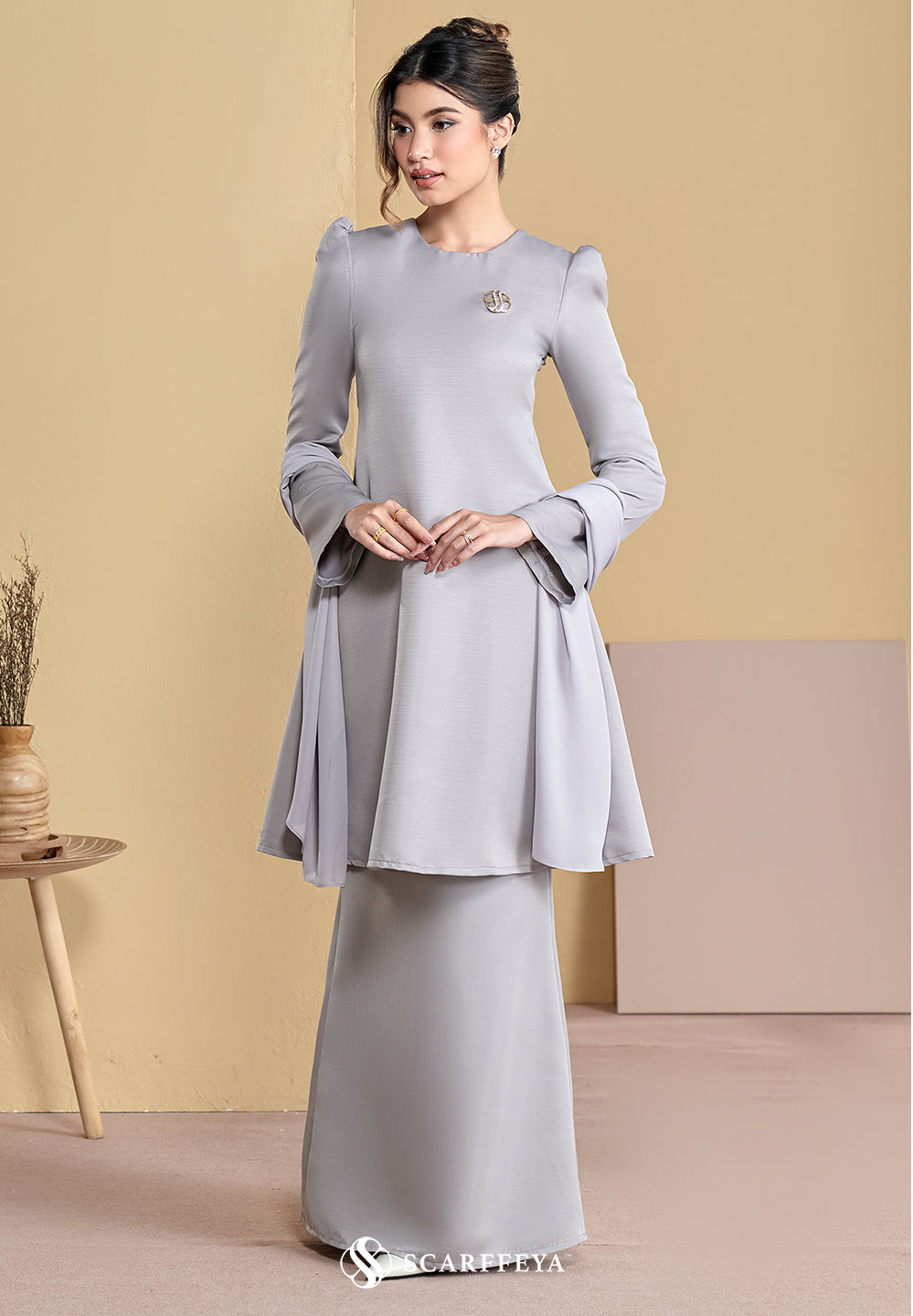 DARLYN KURUNG (METALLIC SILVER)