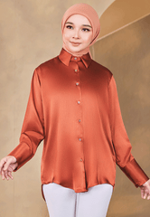 EVA BLOUSE (BRICK ORANGE)