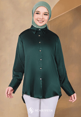 EVA BLOUSE (EMERALD GREEN)