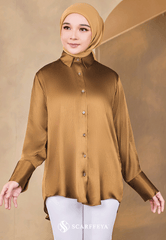 EVA BLOUSE (GOLDEN BROWN)