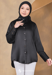 EVA BLOUSE (JADE BLACK)