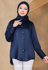 EVA BLOUSE (NAVY BLUE)