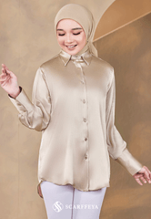 EVA BLOUSE (NUDE CHAMPAGNE)