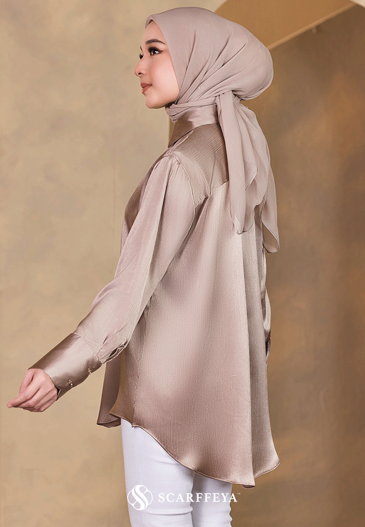 EVA BLOUSE (ROYAL TAUPE)